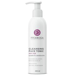 Очищающий тоник с антивозврастным эффектом, Fitodroga Cleansing Face Tonic Anti Age, 250 мл цена и информация | Средства для очищения лица | pigu.lt