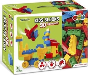 Wader Kids Blocks Klocki, 90 vnt kaina ir informacija | Konstruktoriai ir kaladėlės | pigu.lt