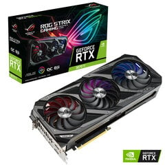 Asus Rog Strix RTX 3070 Ti O8G Gaming kaina ir informacija | Vaizdo plokštės (GPU) | pigu.lt