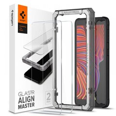 Apsauginis stiklas Spigen, skirtas Galaxy Xcover 5 kaina ir informacija | Apsauginės plėvelės telefonams | pigu.lt