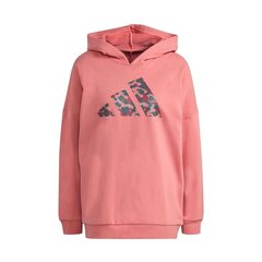 Женский спортивный джемпер Adidas WMNS leopard print sweatshirt W GP7354, розовый цена и информация | Спортивная одежда для женщин | pigu.lt