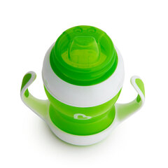 Puodelis Munchkin Trainer Cup, žalias kaina ir informacija | Buteliukai kūdikiams ir jų priedai | pigu.lt