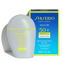 Крем-пудра Shiseido Sports BB SPF50 + 30 мл, Very Dark цена и информация | Пудры, базы под макияж | pigu.lt