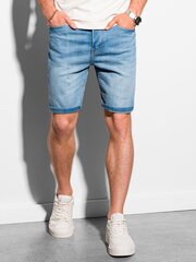 Мужские джинсовые шорты Омбре W310, голубые цена и информация | Мужские шорты | pigu.lt
