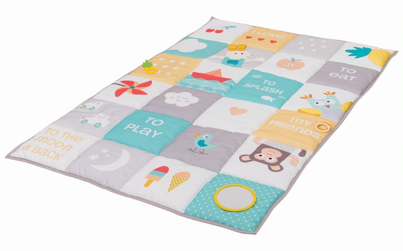 Edukacinis kilimėlis Taf Toys I love big mat – soft colors kaina ir informacija | Lavinimo kilimėliai | pigu.lt