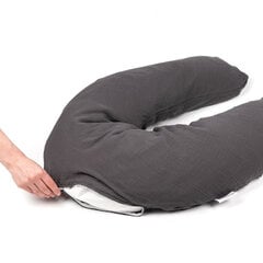 Подушка для кормления Doomoo Comfy Big Tetra Grey цена и информация | Подушки для беременных и кормящих | pigu.lt