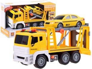 Didelis sunkvežimis su vilkiku, geltonos spalvos kaina ir informacija | Žaislai berniukams | pigu.lt