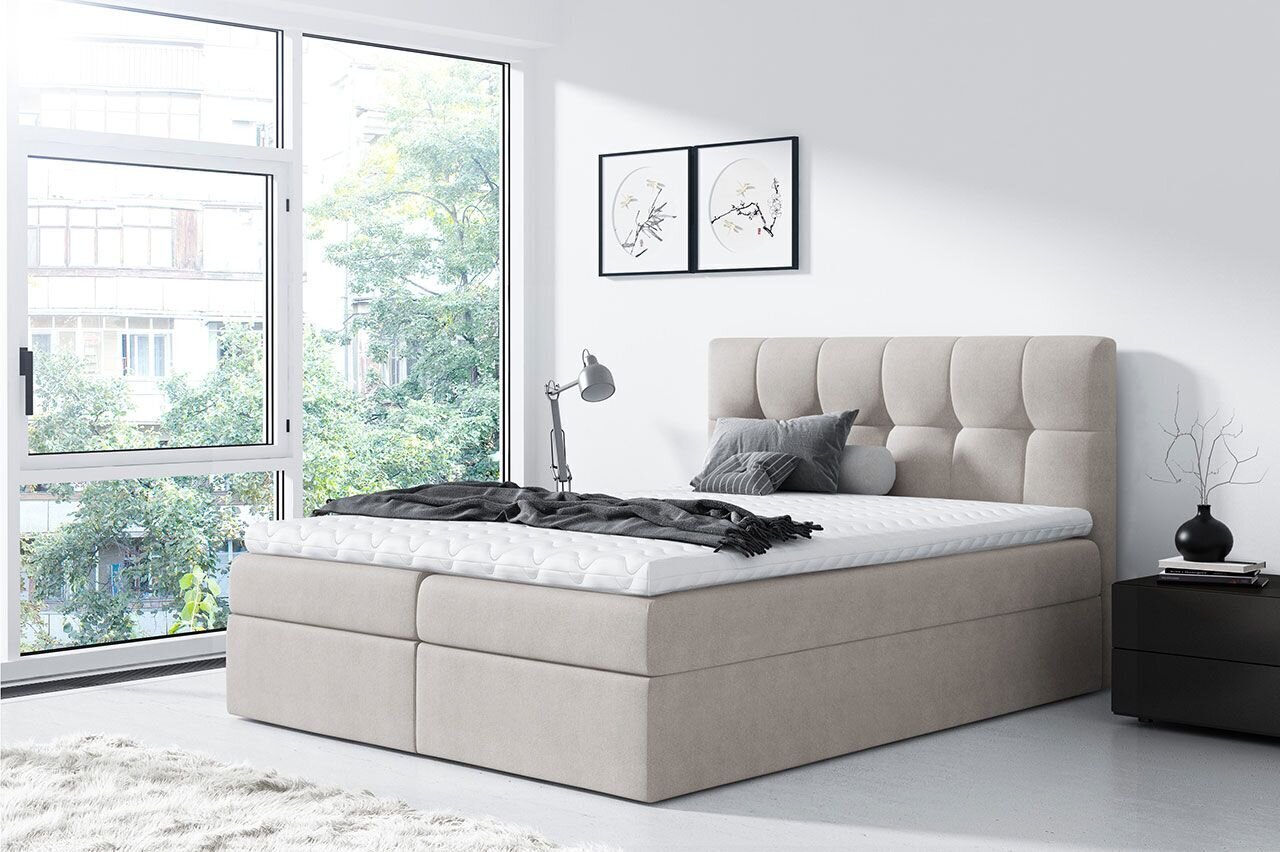 Kontinentinė lova Rico, 180 x 200 cm kaina ir informacija | Lovos | pigu.lt