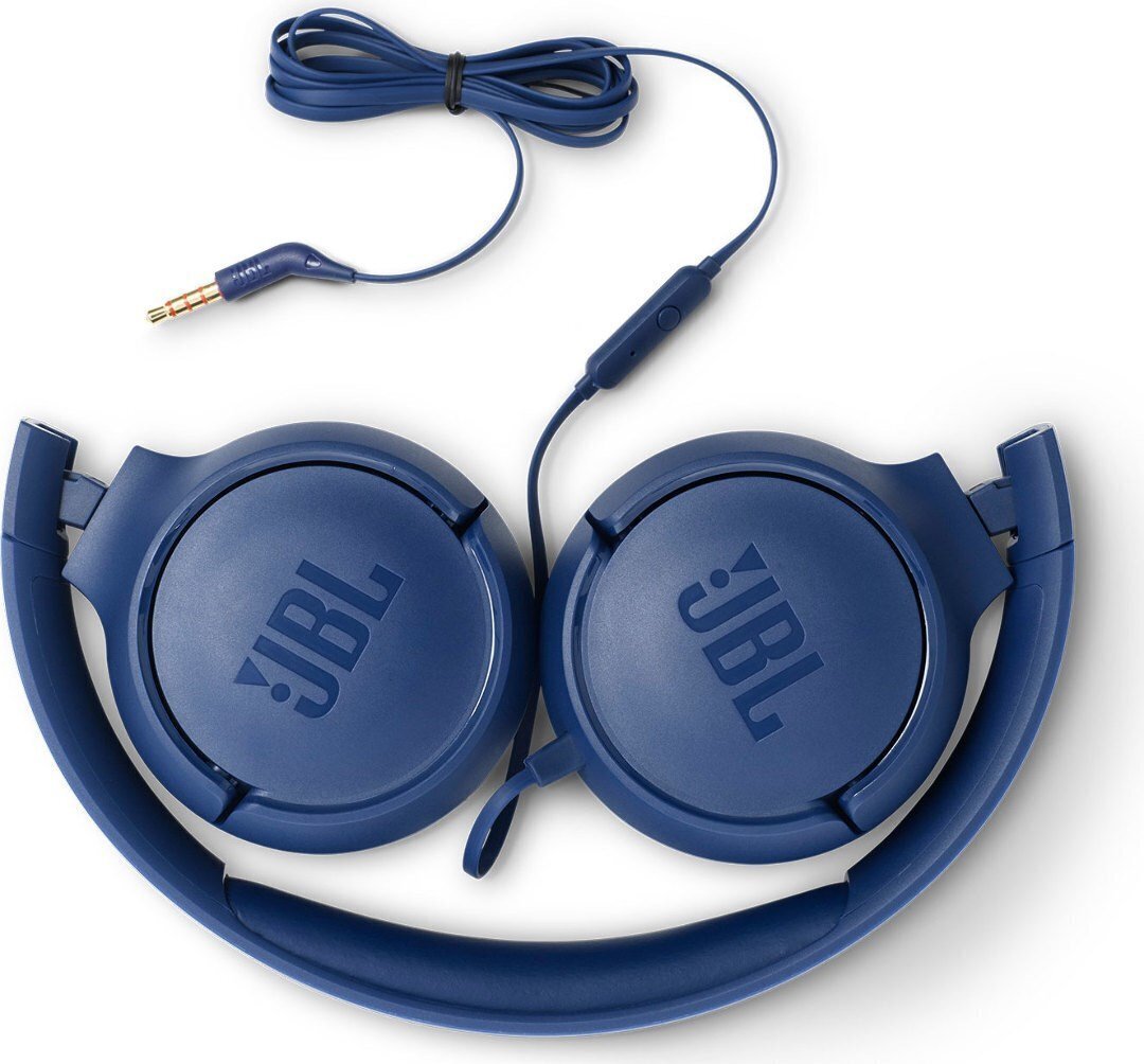 JBL Tune 500 JBLT500BLU цена и информация | Ausinės | pigu.lt