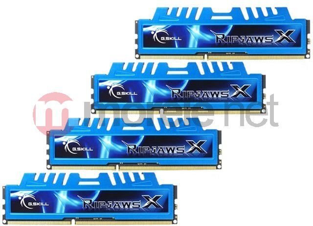 G.Skill RipjawsX X79 DDR3 4x8GB 1600MHz CL9 XMP (F3-1600C9Q-32GXM) kaina ir informacija | Operatyvioji atmintis (RAM) | pigu.lt