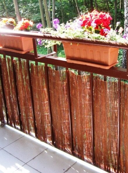 Karklinių vytelių pakabinama tvora/uždanga,300x150 kaina ir informacija | Tvoros ir jų priedai | pigu.lt
