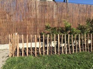 Karklinių vytelių pakabinama tvora/uždanga, 500x150 kaina ir informacija | Tvoros ir jų priedai | pigu.lt