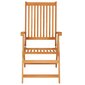 Atlošiamos sodo kėdės su pagalvėlėmis, 8vnt. цена и информация | Lauko kėdės, foteliai, pufai | pigu.lt