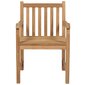 Lauko kėdės, 4 vnt., tikmedžio masyvas kaina ir informacija | Lauko kėdės, foteliai, pufai | pigu.lt