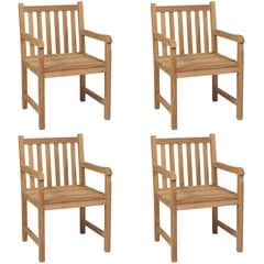 Садовые стулья,4 шт. цена и информация | Садовые стулья, кресла, пуфы | pigu.lt