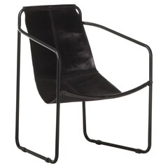Poilsio krėslas, juodos spalvos kaina ir informacija | Lauko kėdės, foteliai, pufai | pigu.lt