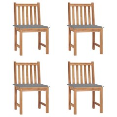 Sodo kėdės su pagalvėlėmis, 4vnt. цена и информация | Садовые стулья, кресла, пуфы | pigu.lt