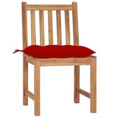 Sodo kėdės su pagalvėlėmis, 4vnt. цена и информация | Садовые стулья, кресла, пуфы | pigu.lt