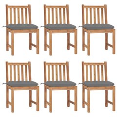 Sodo kėdės su pagalvėlėmis, 6vnt. цена и информация | Садовые стулья, кресла, пуфы | pigu.lt
