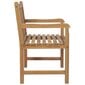 vidaXL Sodo kėdės su žaliomis pagalvėlėmis, 2vnt., tikmedžio masyvas цена и информация | Lauko kėdės, foteliai, pufai | pigu.lt