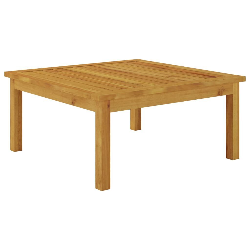 vidaXL Sodo poilsio stalas, 63x63x30cm, akacijos medienos masyvas  kaina ir informacija | Lauko stalai, staliukai | pigu.lt