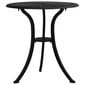 vidaXL Sodo staliukas, juodos spalvos, 62x62x65cm, lietas aliuminis цена и информация | Lauko stalai, staliukai | pigu.lt
