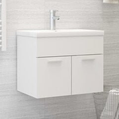 Spintelė praustuvui, balta, 60x38,5x46cm, MDP цена и информация | Шкафчики для ванной | pigu.lt