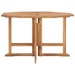 Sulankstomas lauko stalas vidaXL, rudas kaina ir informacija | Lauko stalai, staliukai | pigu.lt