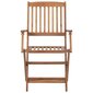 Sulankstomos lauko kėdės, 6vnt., akacijos medienos masyvas kaina ir informacija | Lauko kėdės, foteliai, pufai | pigu.lt