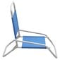 Sulankstomos paplūdimio kėdės, 2 vnt., mėlynos цена и информация | Lauko kėdės, foteliai, pufai | pigu.lt