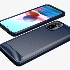 Чехол Hurtel Carbon для Realme 9 Pro, чёрный цена и информация | Чехлы для телефонов | pigu.lt