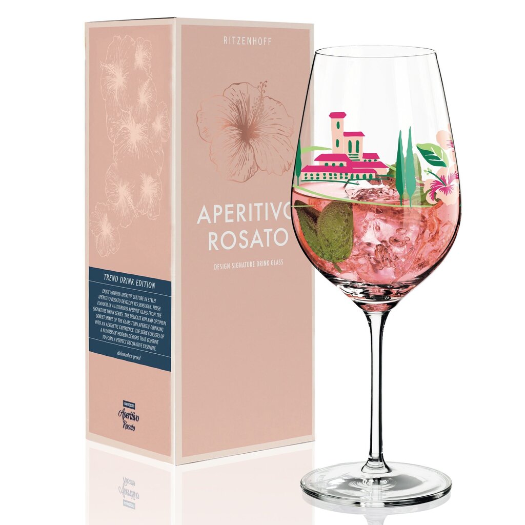 Aperitivo Rosato von Dominique Tage taurė aperityvui, 1 vnt. kaina ir informacija | Taurės, puodeliai, ąsočiai | pigu.lt