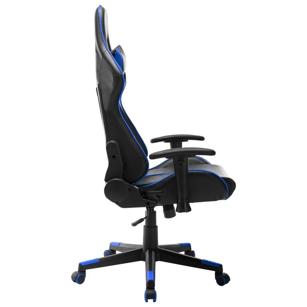 Žaidimų kėdė, juoda ir mėlyna kaina ir informacija | Biuro kėdės | pigu.lt