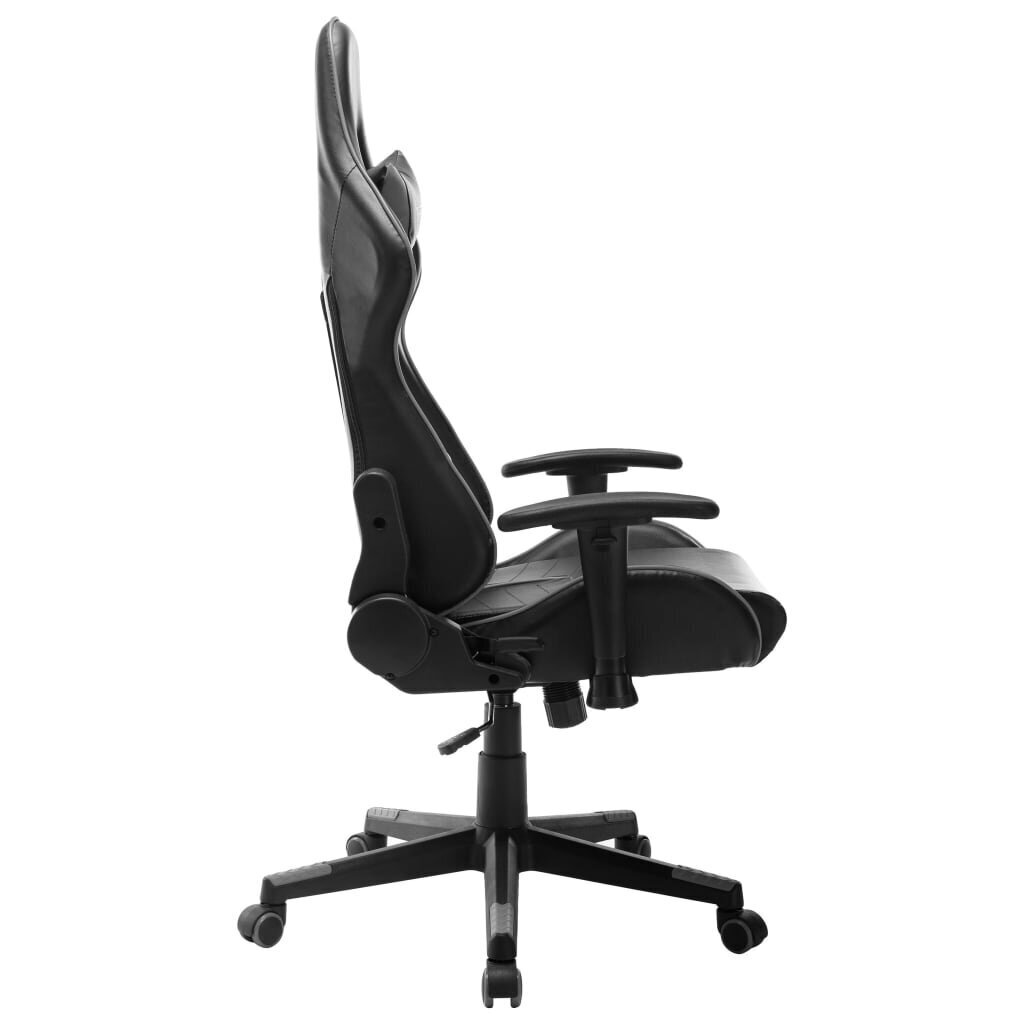 Žaidimų kėdė, juoda ir pilka kaina ir informacija | Biuro kėdės | pigu.lt