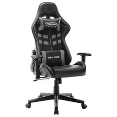 Игровое кресло  черно-серое цена и информация | Офисные кресла | pigu.lt