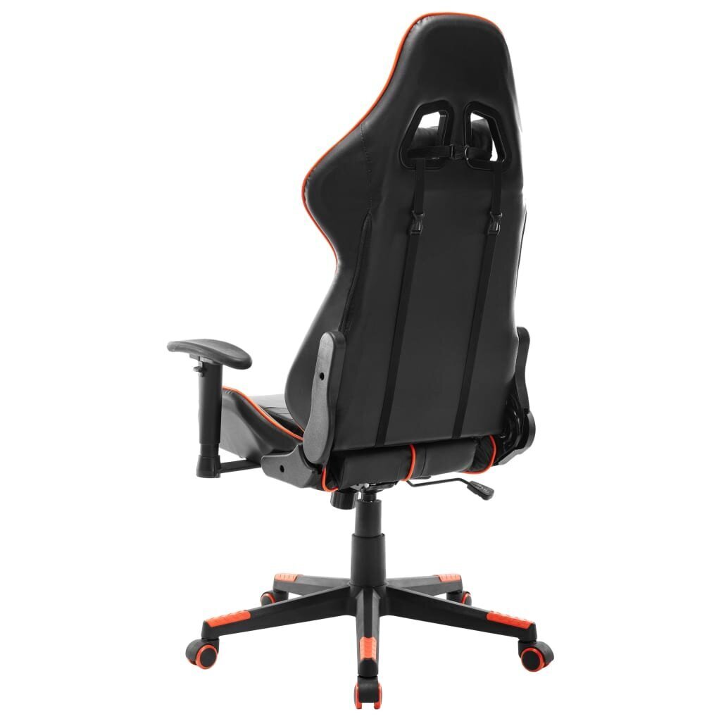 Žaidimų kėdė, juodair oranžinė kaina ir informacija | Biuro kėdės | pigu.lt