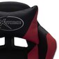 Žaidimų kėdė su LED lemputėmis, raudona ir juoda цена и информация | Biuro kėdės | pigu.lt
