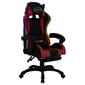 Žaidimų kėdė su LED lemputėmis, raudona ir juoda kaina ir informacija | Biuro kėdės | pigu.lt