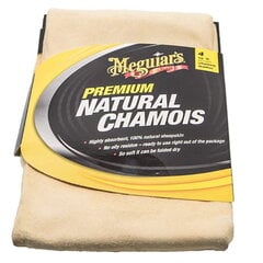 Automobilio nusausinimo rankšluostis Meguiar's X2100 Premium Natural Chamois Leather kaina ir informacija | Valymo šluostės, servetėlės | pigu.lt