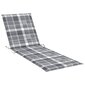 Sodo saulės gultas su čiužinuku, akacijos medienos masyvas цена и информация | Gultai | pigu.lt