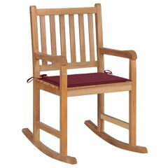 Supama kėdė su pagalvėle, ruda kaina ir informacija | Lauko kėdės, foteliai, pufai | pigu.lt