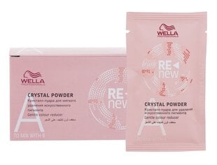 Нежный порошок для удаления краски с волос Wella Professionals Crystal Powder, 5x9 г цена и информация | Краска для волос | pigu.lt