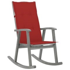Supama kėdė su pagalvėlėmis, pilka kaina ir informacija | Svetainės foteliai | pigu.lt