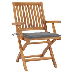Sulankstomos sodo kėdės su pagalvėlėmis, 8vnt. kaina ir informacija | Lauko kėdės, foteliai, pufai | pigu.lt