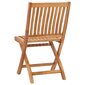 Sulankstomos sodo kėdės, 6 vnt., rudos kaina ir informacija | Lauko kėdės, foteliai, pufai | pigu.lt