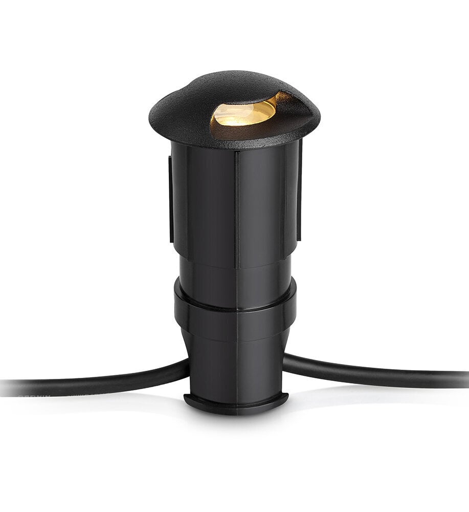 LED laiptinės/ terasos šviestuvas Garden24 0.8W juodas IP44 kaina ir informacija | Lauko šviestuvai | pigu.lt