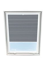 Штора плиссе на мансардное окно Velux, 66x118 см, Серая B-308000 цена и информация | Рулонные шторы | pigu.lt