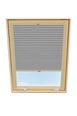 Штора плиссе на мансардное окно Velux, 94x118 см, Серая B-307000