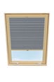 Штора плиссе на мансардное окно Velux, 94x118 см, Серая B-308000