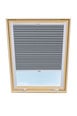 Штора плиссе на мансардное окно Velux, 66x118 см, Серая B-308000